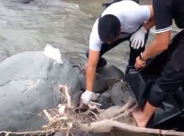 hallan el cadáver de un bebé en el río Toachi