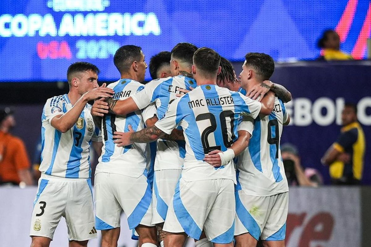 Ángel Di María juega su último partido en la final de la Copa América