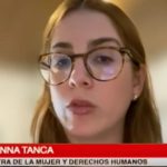 Arianna Tanca, ministra de la Mujer, da detalles sobre el rol de la cartera de Estado.