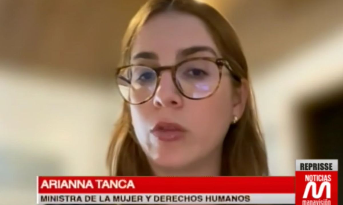 Arianna Tanca, ministra de la Mujer, da detalles sobre el rol de la cartera de Estado.