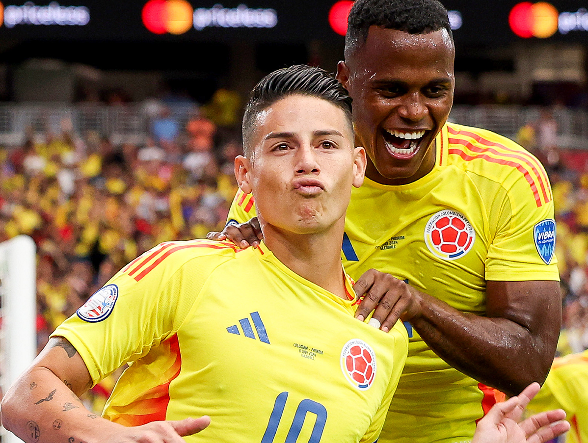 Colombia elimina a Panamá con goleada