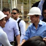 Daniel Noboa recorre el Palacio Municipal de Portoviejo