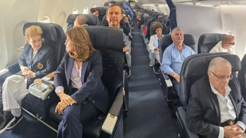 vuelo Panamá Venezuela expresidentes