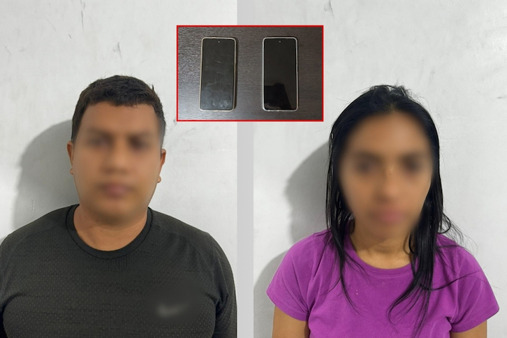 Dos supuestos extorsionadores detenidos en Bahía de Caráquez, Sucre