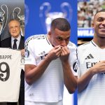 Kylian Mbappé, presentado en Real Madrid ante miles en el Bernabéu