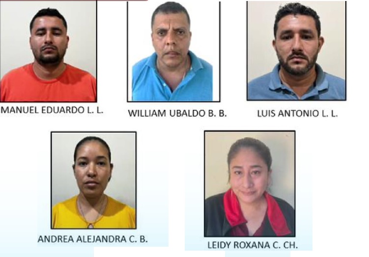 La Policía, en coordinación con la Fiscalía General del Estado (FGE) detuvo a cinco funcionarios de tránsito, del cantón Puerto López.