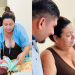 Mujer estaba embaraza de 39 semanas y lo supo al momento del parto.
