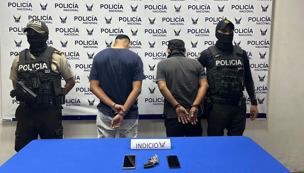Persecución en Guayaquil tras asalto a delivery deja dos detenidos