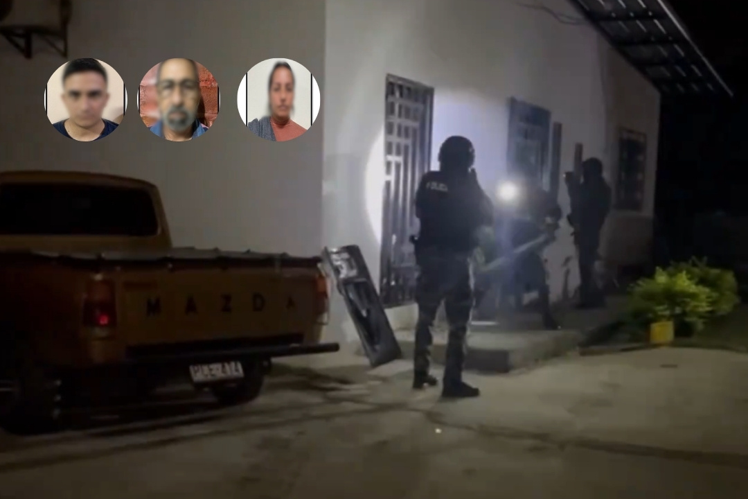 Policía identifica centro de almacenamiento de armas de 'Los Choneros', en Manabí