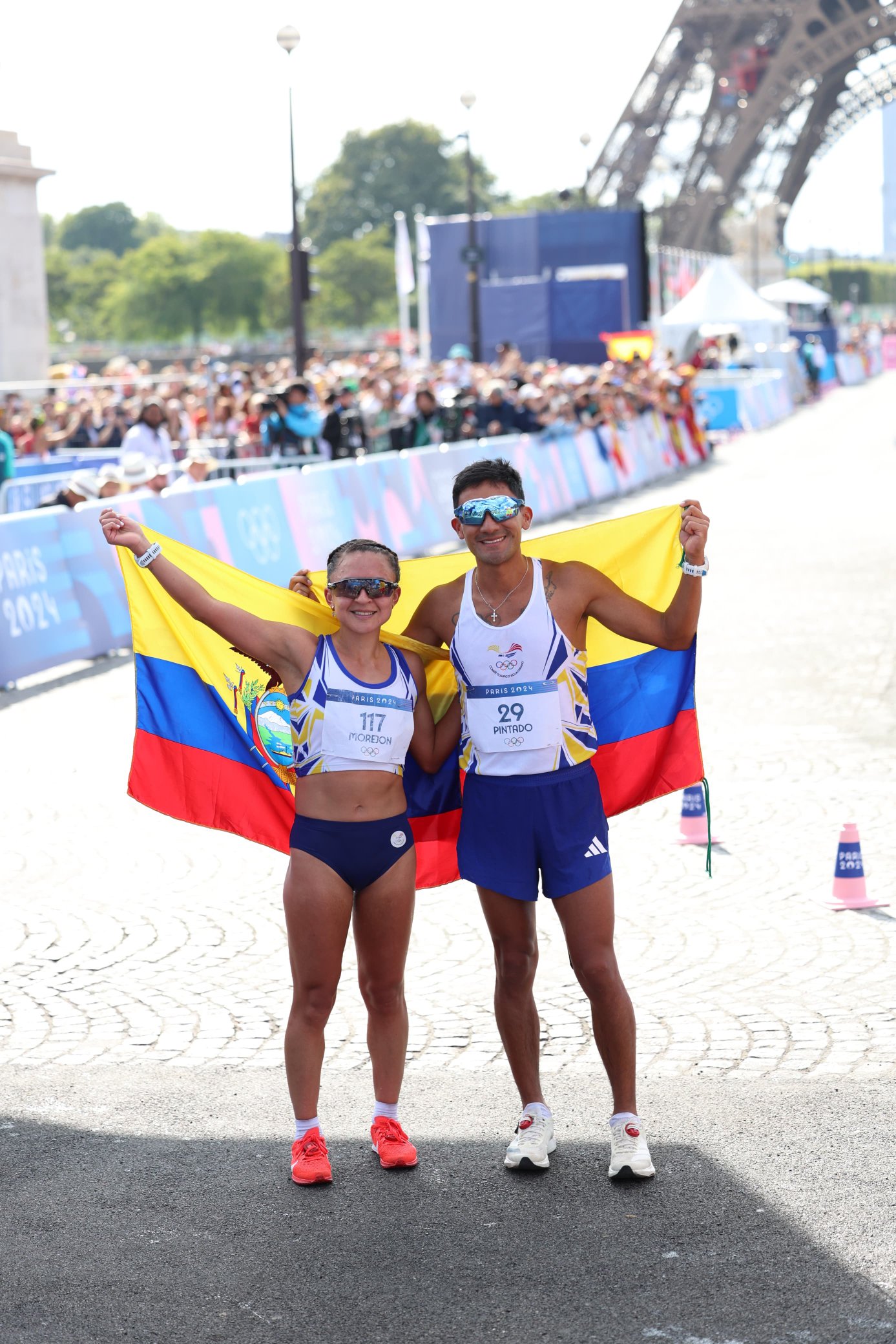 Daniel Pintado y Glenda Morejón logran medalla de plata para Ecuador