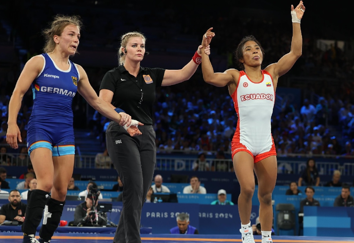 La luchadora Lucía Yépez clasificó  a la final de la categoría de 53 kilogramos en Lucha Libre en las Olimpíadas París 2024.
