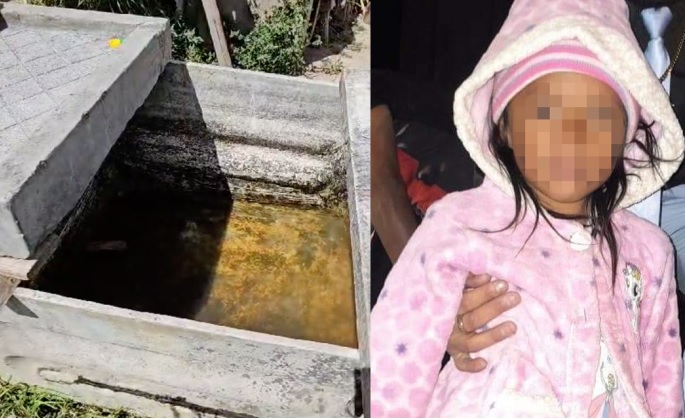 Ahogada dentro de la cisterna de su vivienda, apareció una niña de apenas siete años de edad en Latacunga, provincia de Cotopaxi.