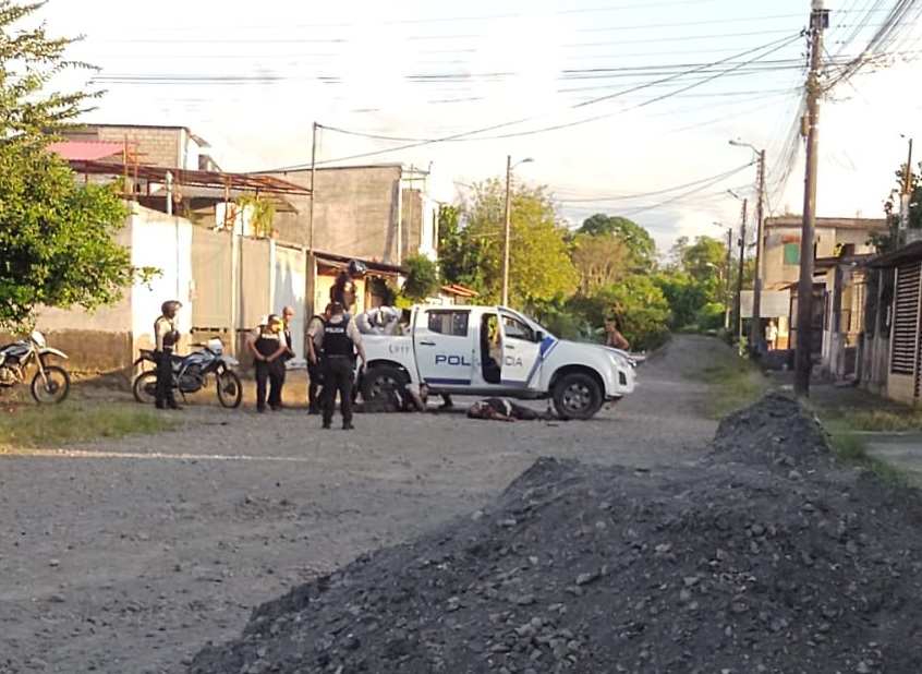 Al menos tres policías resultaron baleados la tarde de este lunes 12 de agosto del 2024 en el cantón La Joya de los Sachas.