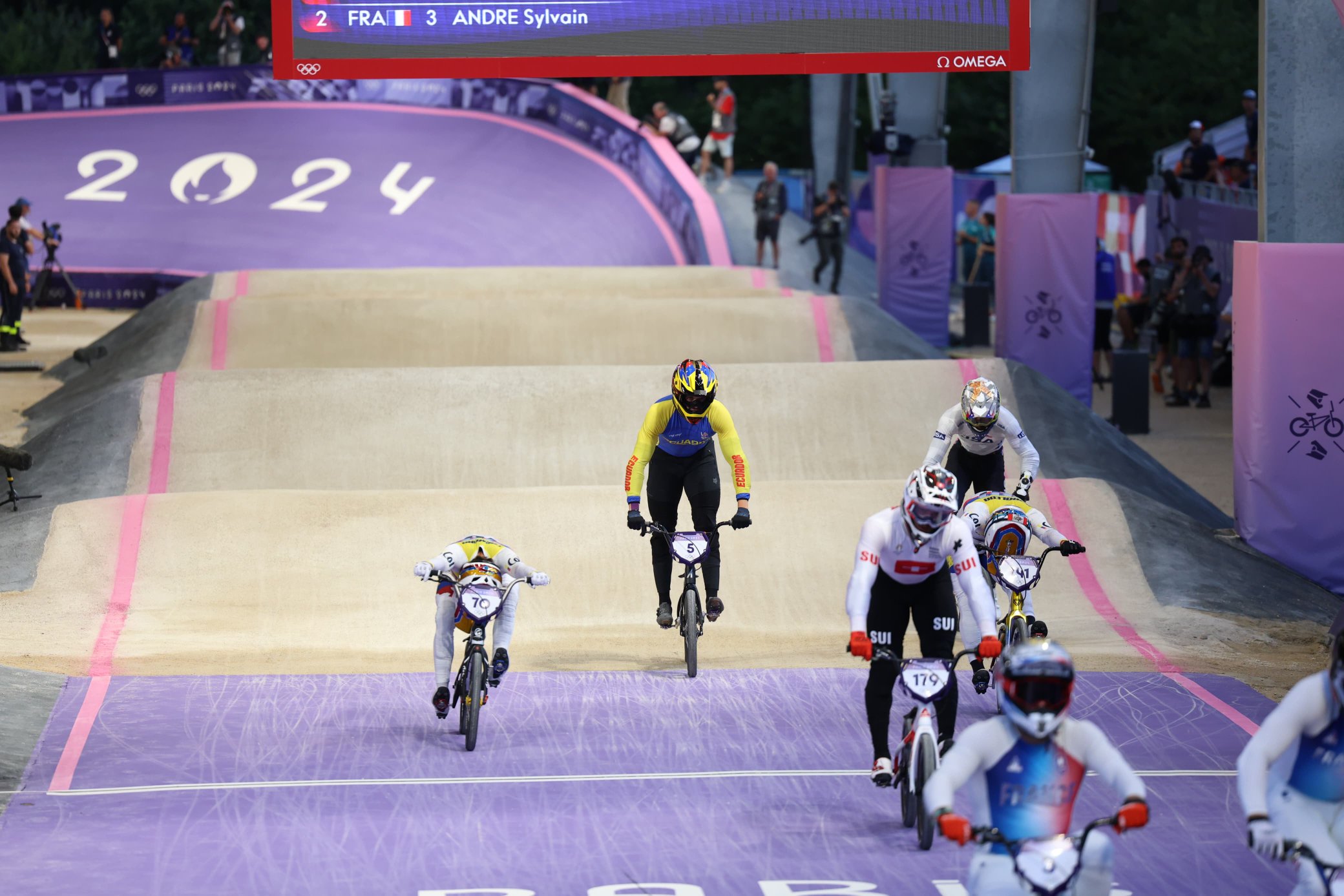 Alfredo Campo eliminado en BMX en París 2024