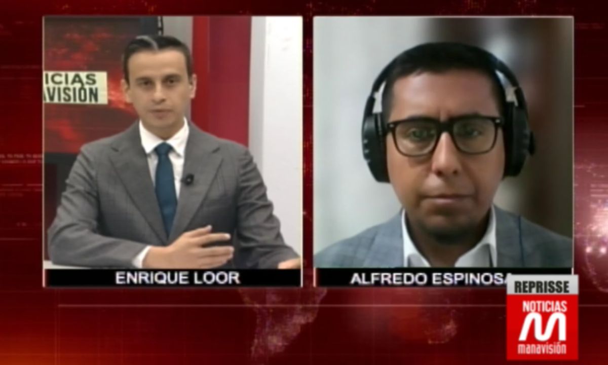 Alfredo Espinoza analiza la situación de inseguridad y economía de Ecuador.