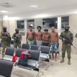 Cuatro detenidos con una subametralladora en Pedernales