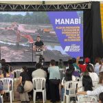 Daniel Noboa supervisó avances de obras de mitigación en Chone