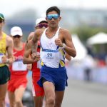 Daniel Pintado se mete en la historia de la marcha ecuatoriana