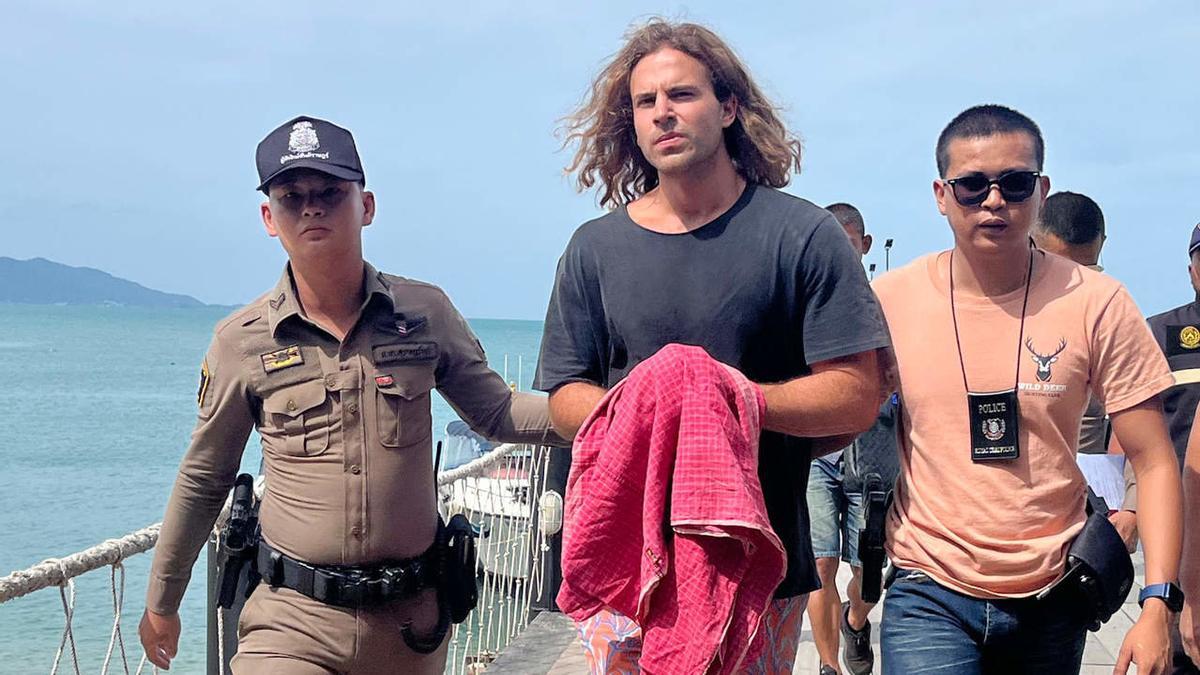 Daniel Sancho condenado a cadena perpetua por asesinato de colombiano en Tailandia