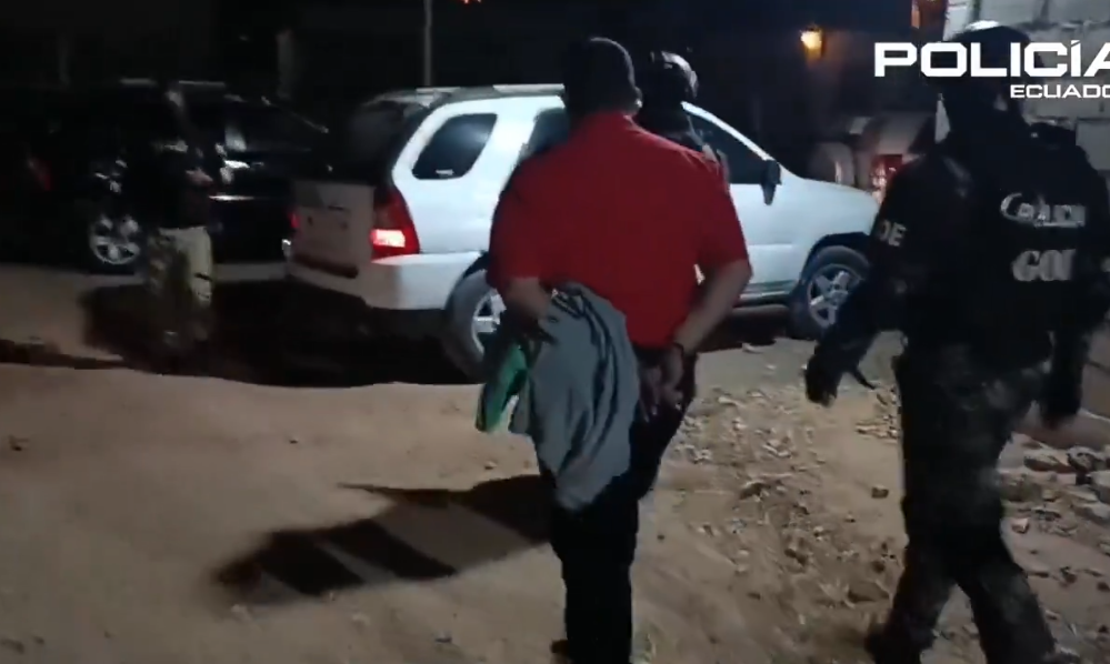 funcionarios detenidos en Durán Chone Killer