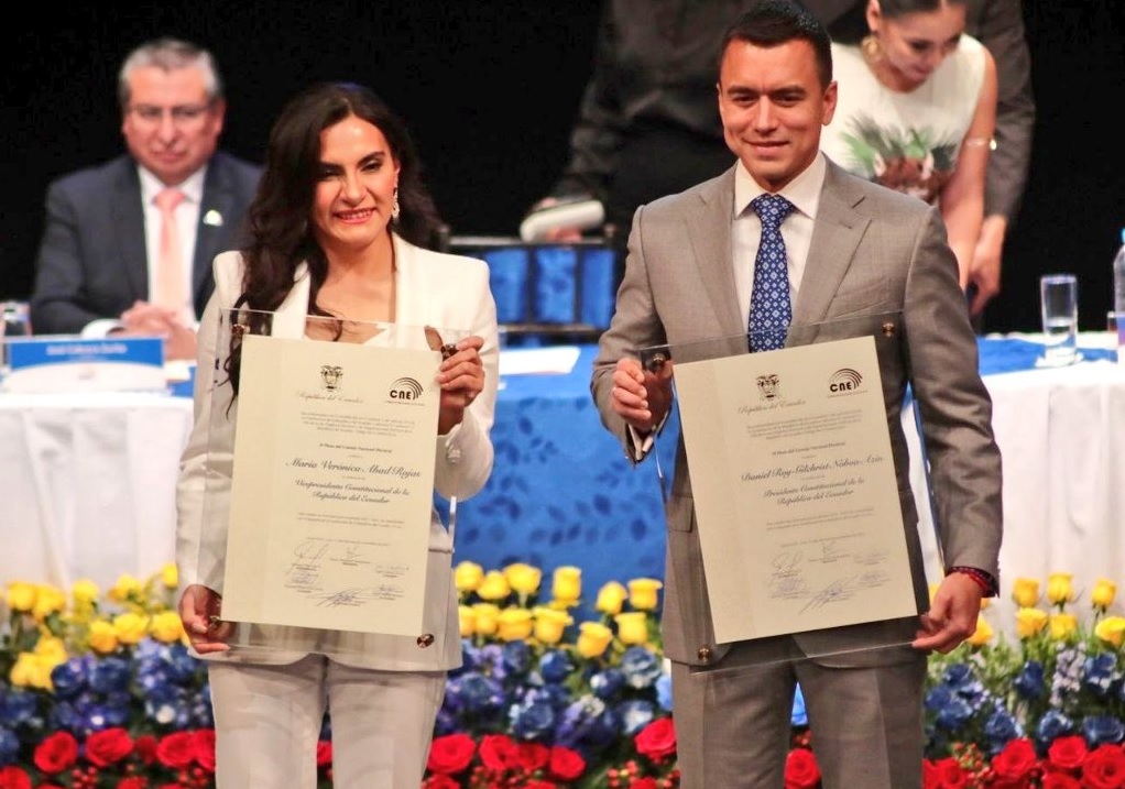 En el Tribunal Contencioso Electoral (TCE), se ingresó una denuncia realizada por la vicepresidenta Verónica Abad, en contra del Presidente Daniel Noboa.
