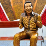 embarazada de estatua Diomedes Díaz