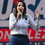 Luisa González Alcívar es la candidata del movimiento Revolcuión Ciudadana para las elecciones generales del año 2025.