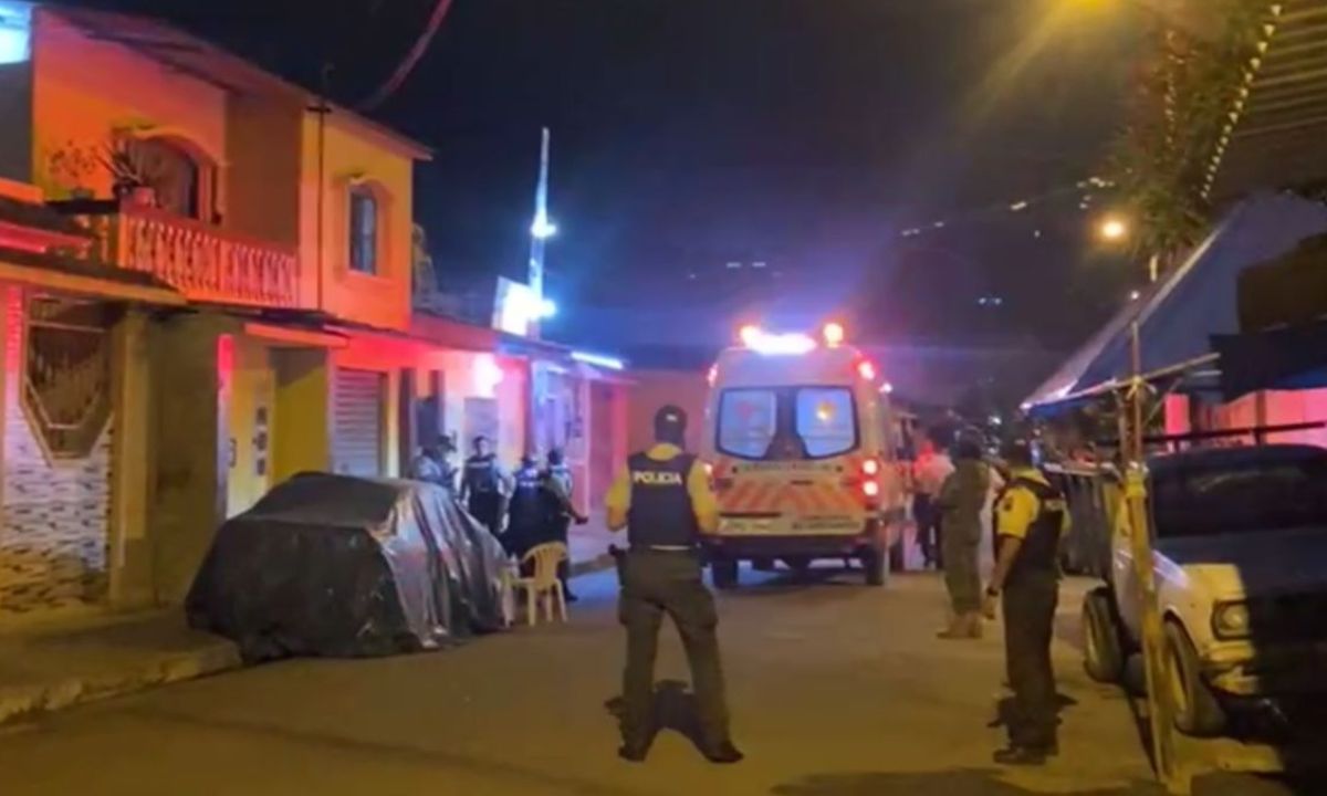 Policía es asesinado a balazos en Machala, El Oro.