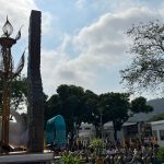 Portoviejo: La Flor de Septiembre inició con inauguración de monumento