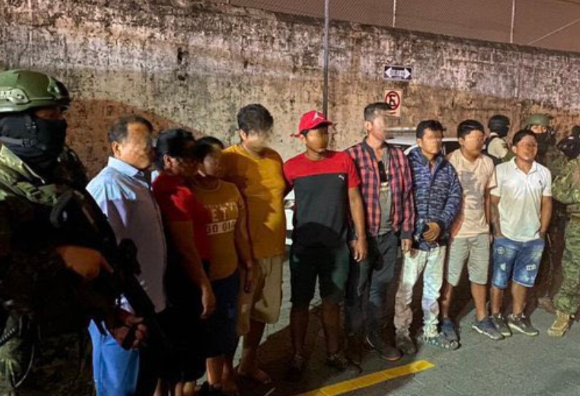 Rescatan a nueve secuestrados en Quevedo, los tenía alias Bryan de Los Lobos