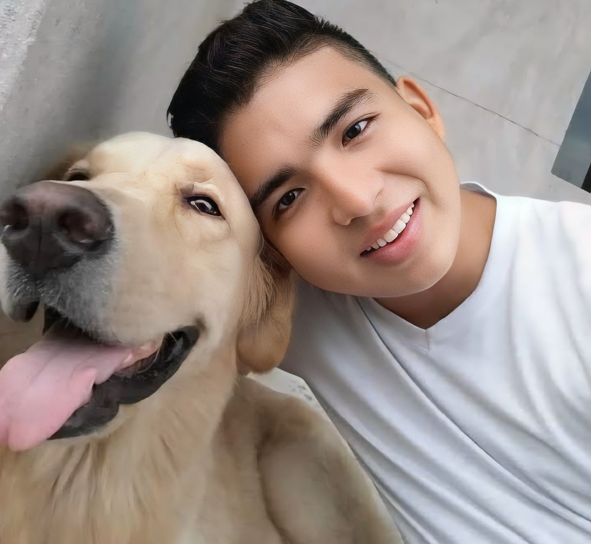 Steven Mendoza pidió que cuiden a su perrita Dony