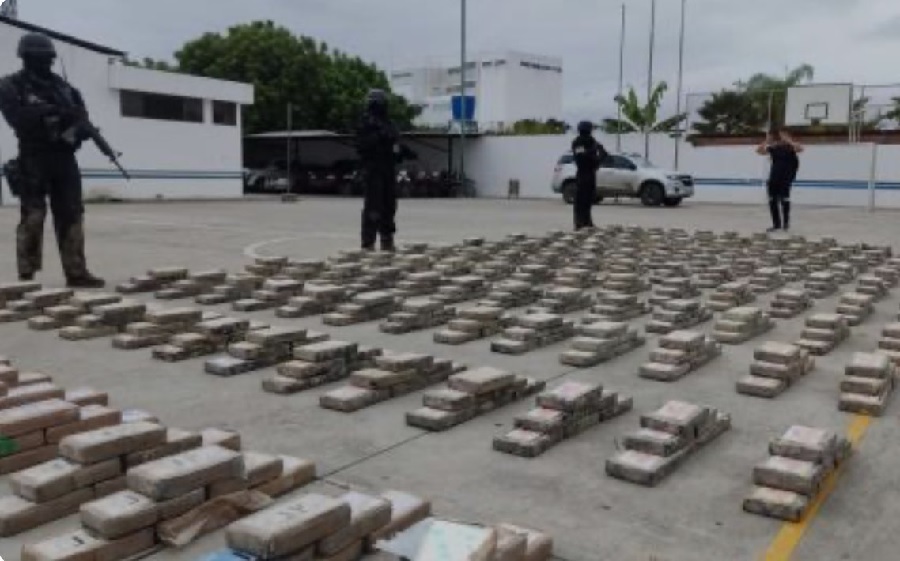 Un nuevo decomiso de heroína se registró en el país; esta vez en el cantón Samborondón, de la provincia del Guayas.