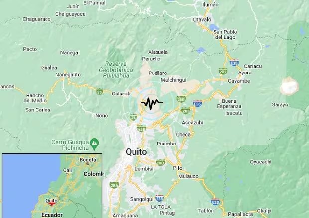 Un sismo de magnitud 2,8 se sintió durante la madrugada de este domingo 11 de agosto del 2024, en Quito.
