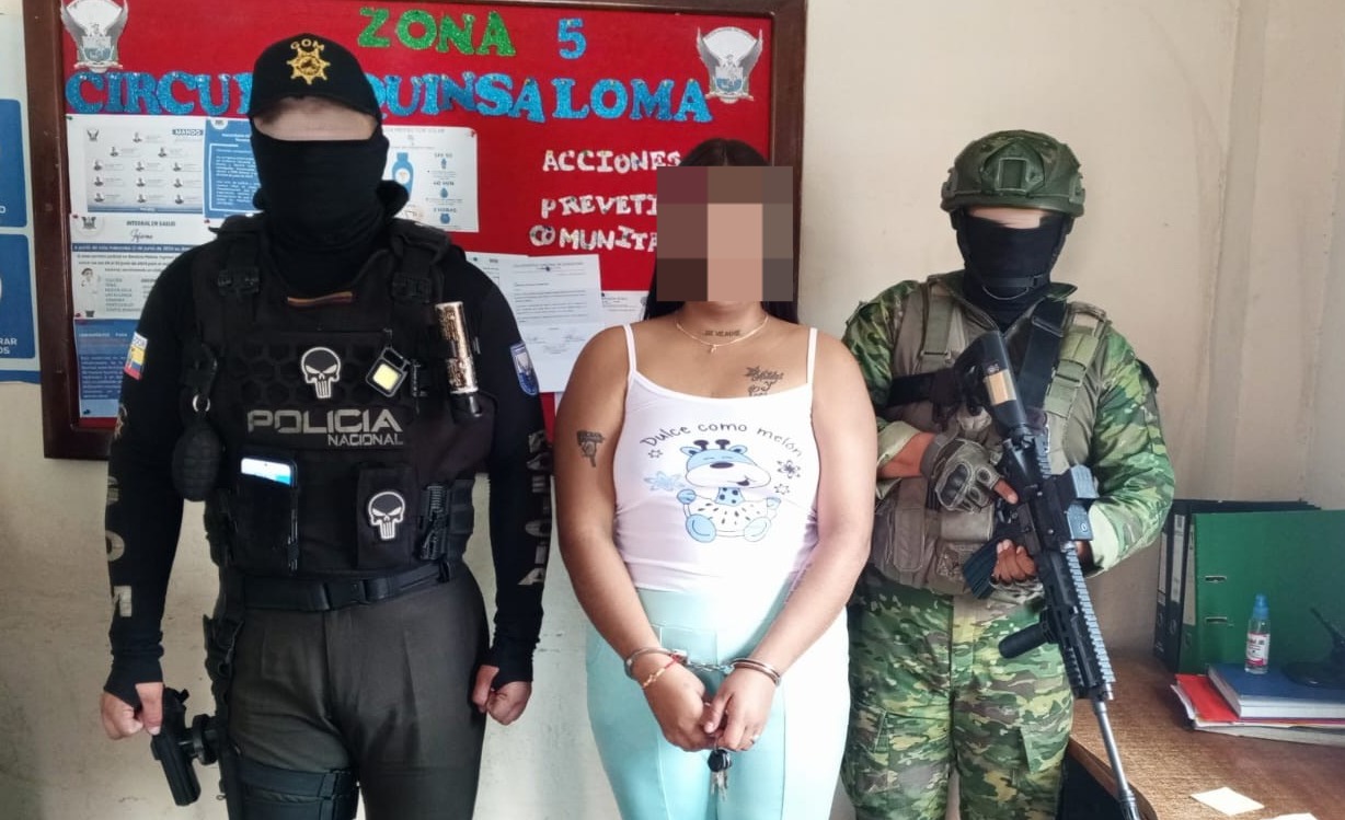 "La Pucca", presunta integrantes de "Los Choneros" es detenida