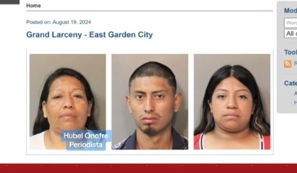 Familia ecuatoriana es detenida por robo en Estados Unidos
