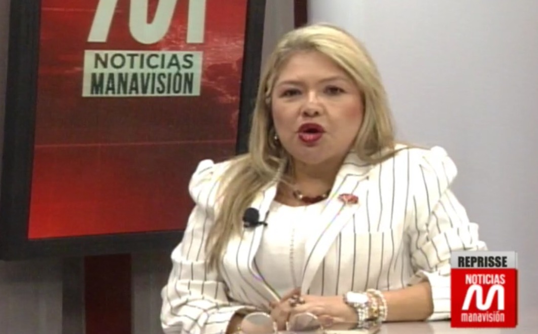 Mayra Bravo Zambrano, presidenta de la Corte Provincial de Justicia de Manabí, colabora con investigaciones