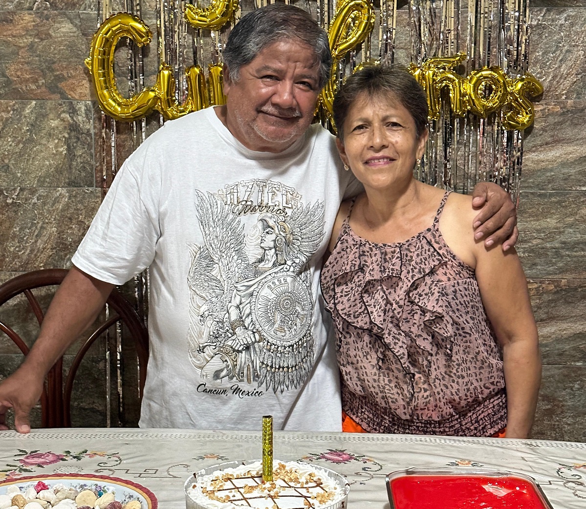 pareja de esposos detectada con cáncer
