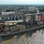 La barcaza turca que opera en Ecuador para proveer de energía al país, opera nuevamente en su máxima capacidad.