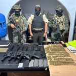 Manta: Bloque de Seguridad decomisa armas y balas de uso militar