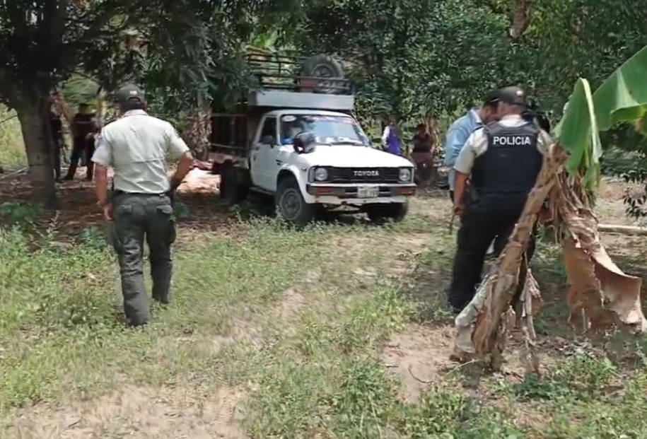 Un camal clandestino descubrieron agentes de la Policía Nacional, en el sitio La Badea, del cantón Paján, en Manabí.