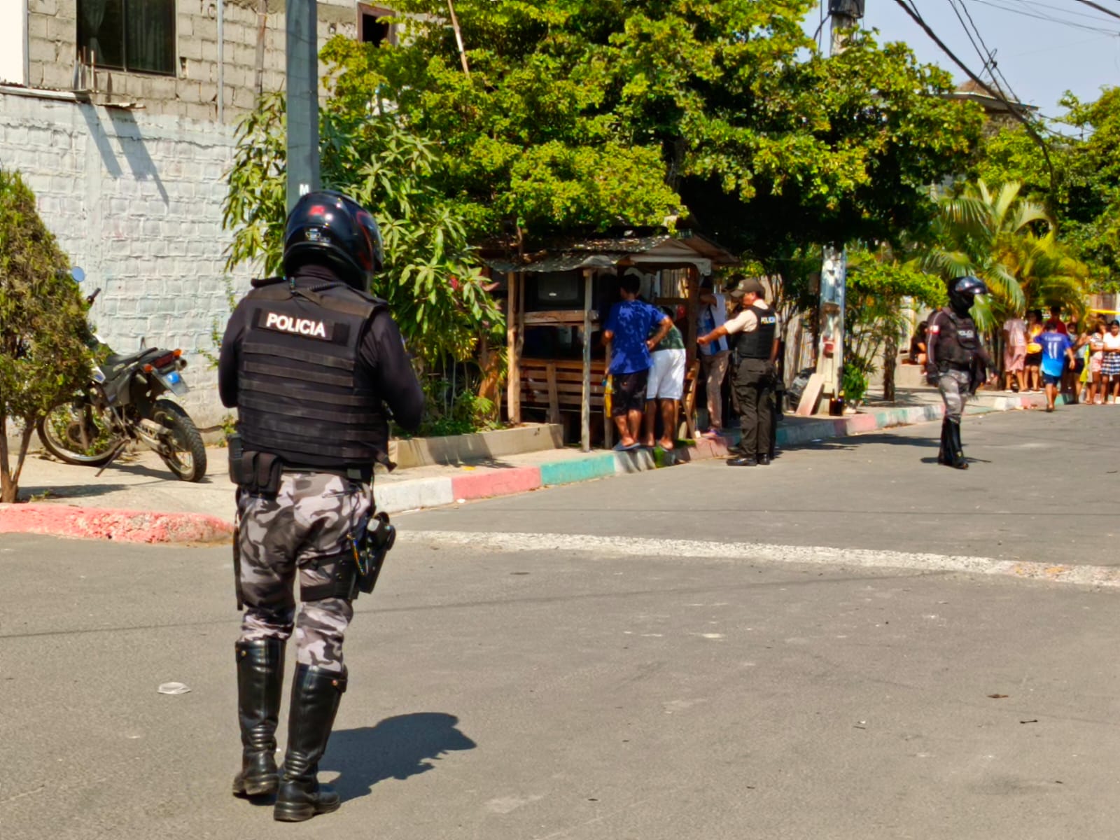 balacera cerca de una cancha en Manta