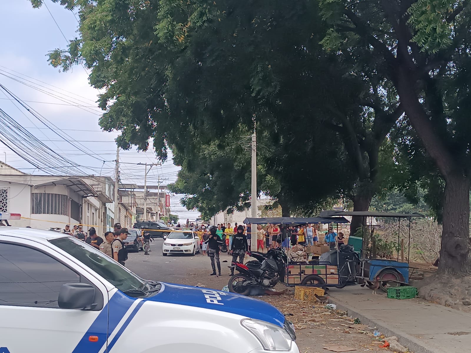 Sicarios mataron a un hombre en un negocio informal en Manta