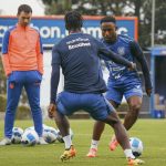 A puertas cerradas y a doble jornada entrenó la selección ecuatoriana de fútbol este lunes 7 de octubre a las órdenes del técnico argentino Sebastián Beccacece.