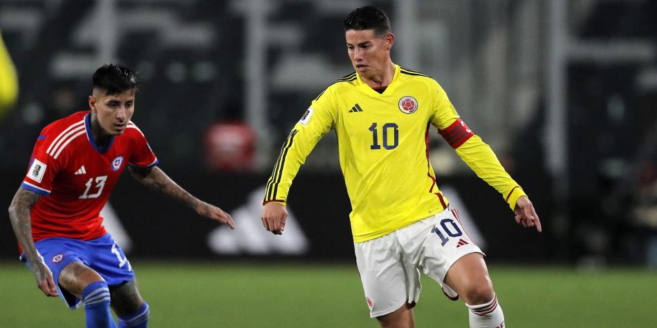 Colombia recibe a un Chile urgido por Eliminatorias