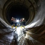 El gobierno del Presidente Noboa anunció que concluyeron los trabajos de reparación del túnel de carga Toachi-Alluriquín.