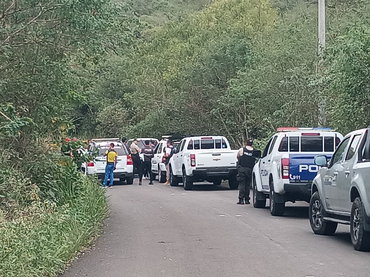 En el sitio Ligüiqui, perteneciente a la zona rural de Manta, se registró un asesinato la tarde de este martes 15 de octubre del 2024.