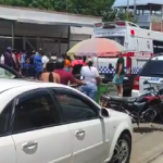 atentado a balas/cerca de colegio/manta