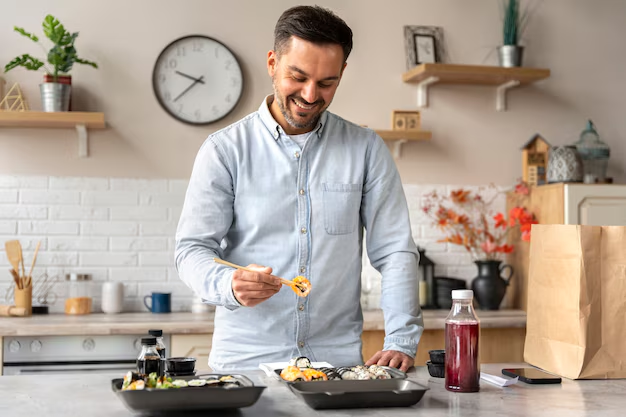 hombres cocina