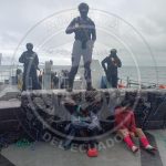 La Armada del Ecuador detuvo a dos hombres en la Zona Económica Exclusiva (ZEE) de Galápagos, con droga.