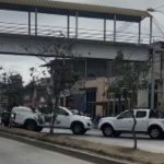 Sujetos querían colgar una cabeza de un puente en Machala